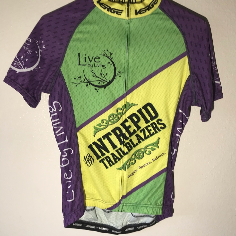 Verge women’s cycling jersey shirt size Small